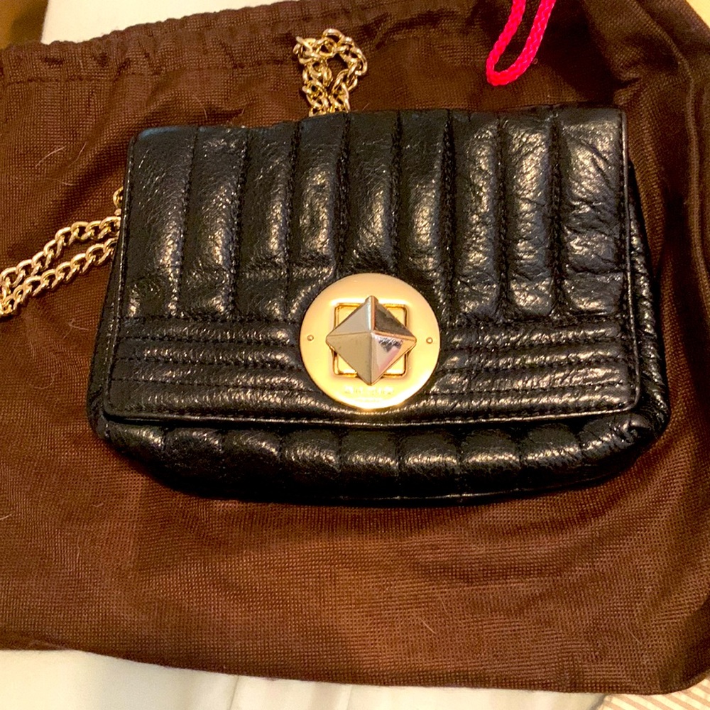 Kate space Quilted crossbody with chain